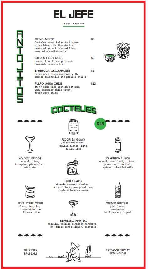 El Jefe Desert Cantina Menu - Image 6